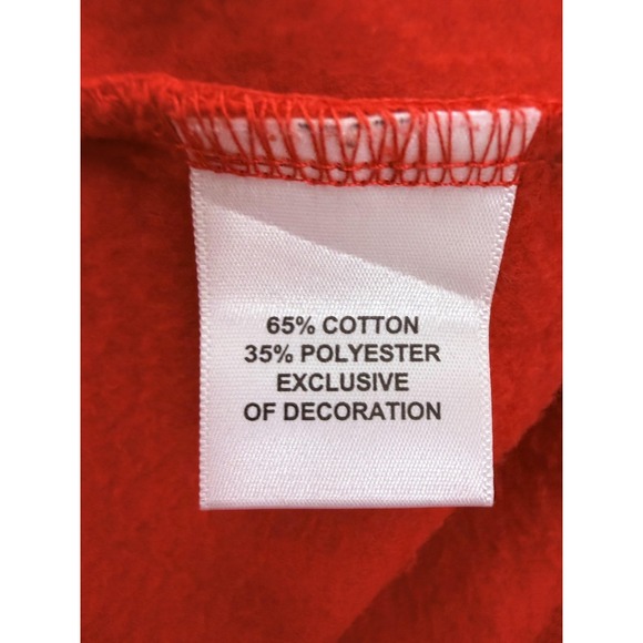 Tailorbyrd Sweatshirt Mens Medium Red Crewneck Pullover Fleece Flamingo Logo - Picture 8 of 9